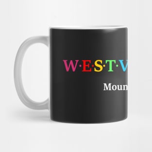 West Virginia, USA. Mountain State. Mug